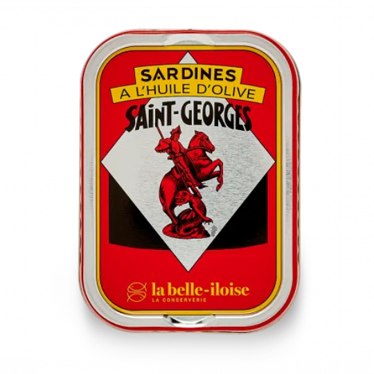 La Belle Iloise – Sardines Saint-Georges à l’huile d’olive / Saint George sardines in olive oil – 115gr