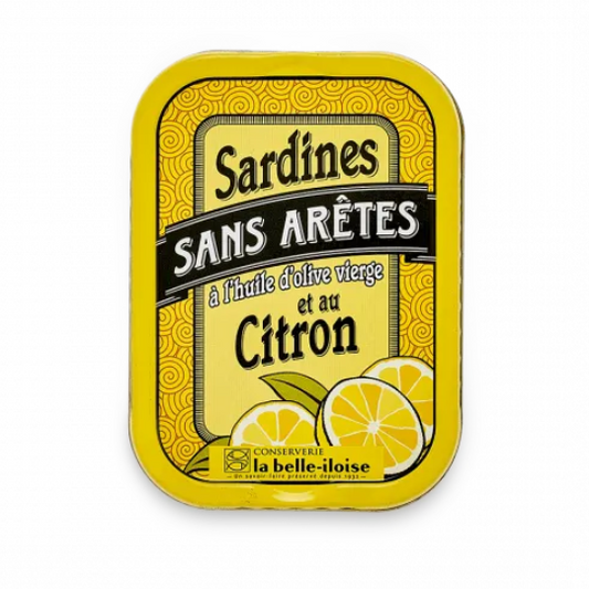 La Belle-Iloise Sardines • Boneless in Olive Oil & Lemon 115g