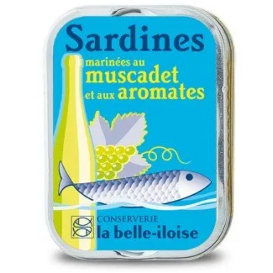 La Belle-Iloise Sardines • Marinated in Muscadet & Herbs 115g