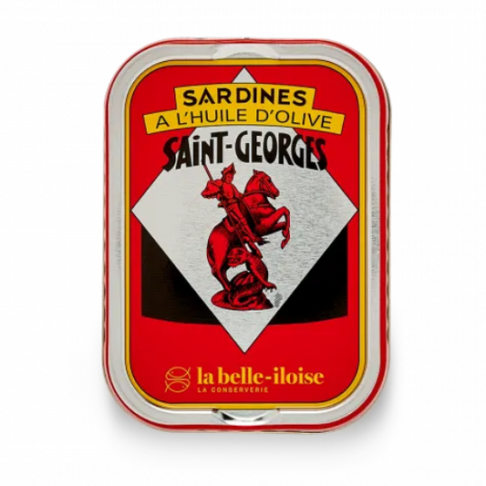 La Belle Iloise – Sardines Saint-Georges à l’huile d’olive / Saint George sardines in olive oil – 115gr